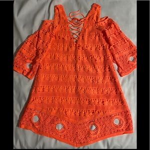 NWT Sugar + Lips Crochet Summer Dress